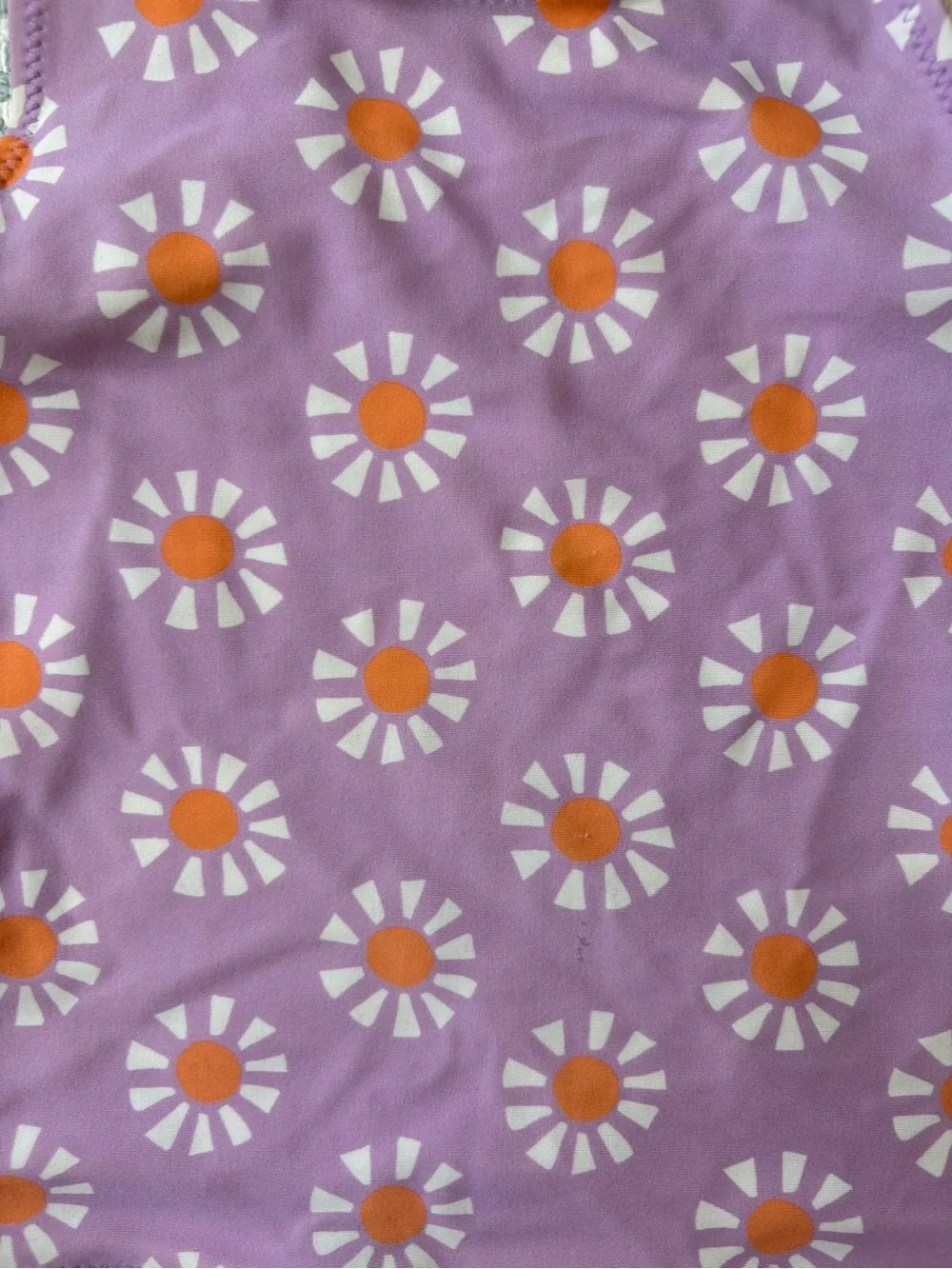 Primary Purple Bathing Suit Top - Picture 2 of 4